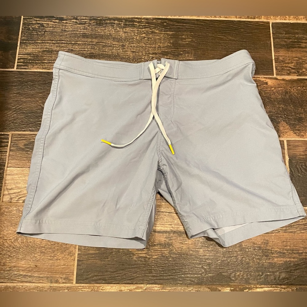 Oliver’s apparel blue swim trunks shorts 34